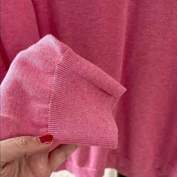 J. Crew Mens Crewneck Sweater with Ribbed Details Size Large - Picture 3 of 5